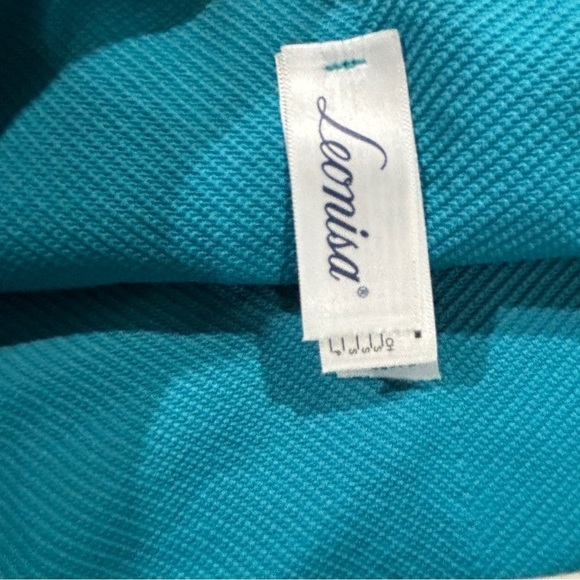 Leonisa Shapewear biker High Waisted and Butt lifter teal size small - Picture 9 of 10